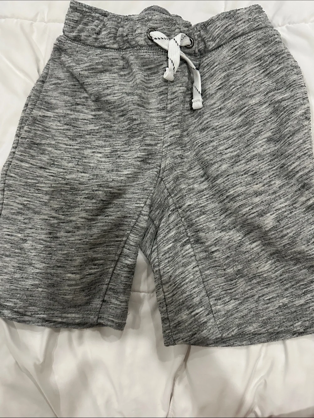 Cat & Jack Gray Heather Drawstring Shorts